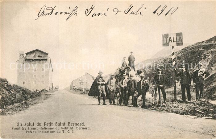 Grenze Douane Zoll Frontiere Franco-Italienne Petit Saint