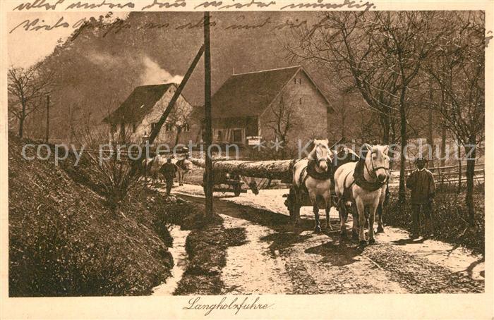 F?rsterei Langholzfuhre