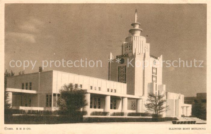 Expositions Worlds Fair Chicago 1933 Illnois Host Building