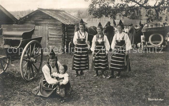 Trachten Schweden R?ttvikskullor