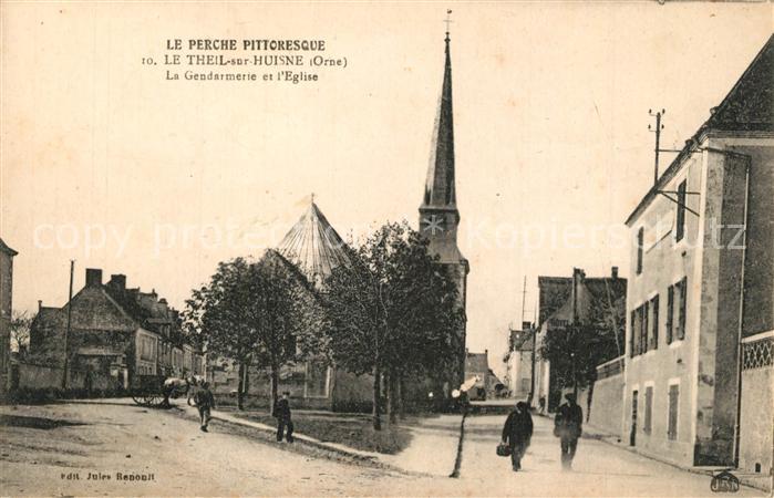Le Theil sur Huisne La Gendarmerie et l'Eglise Collection L