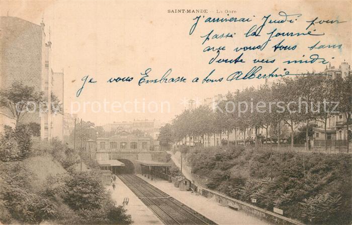 Saint-Mande Val-de-Marne La Gare