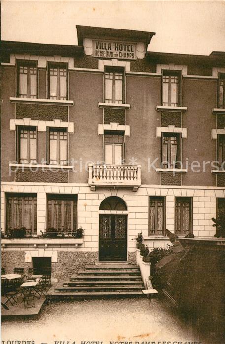 Lourdes Hautes Pyrenees Villa Hotel Notre Dame des Chauds