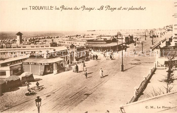 Trouville-sur-Mer La plage et ses planches Reine des Plag