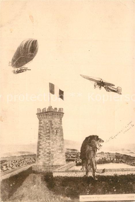 Belfort Alsace Le Lion en balade a la Miotte Zeppelin Flugzeug Loewe Turm Kuenst
