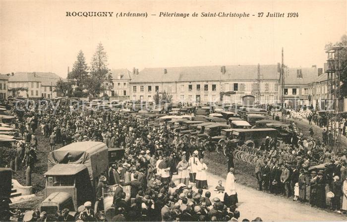 Rocquigny Ardennes Pèlerinage de Saint Christophe 27 Juill