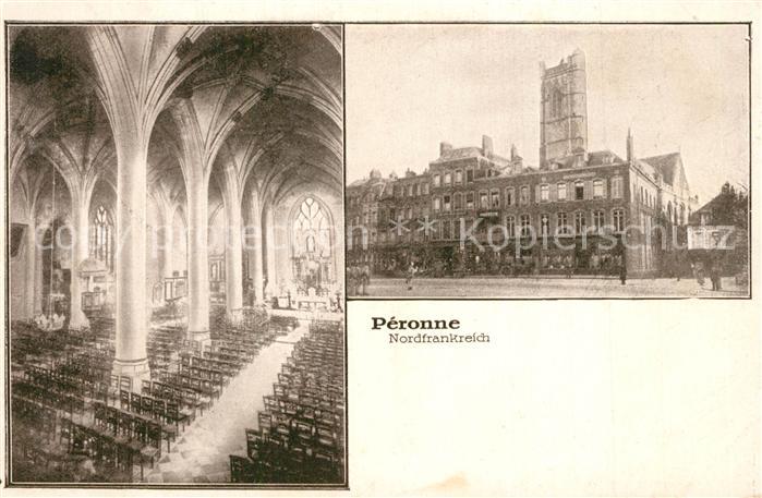 Peronne-en-Melantois Kirche Innenansicht