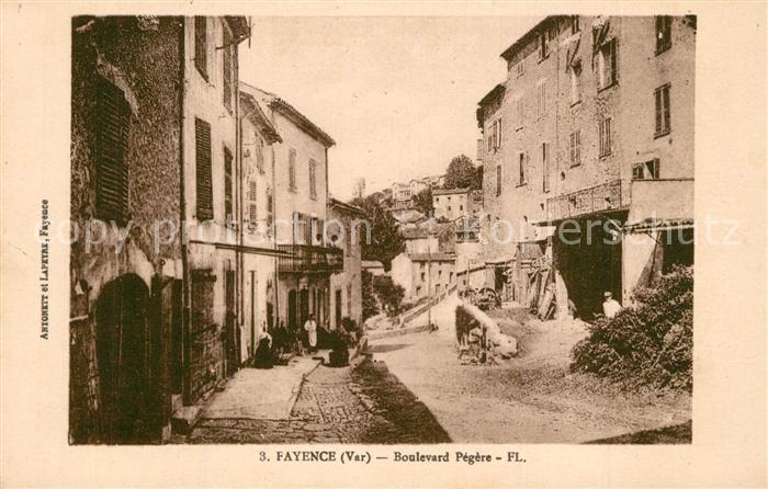 Fayence Boulevard Pégère