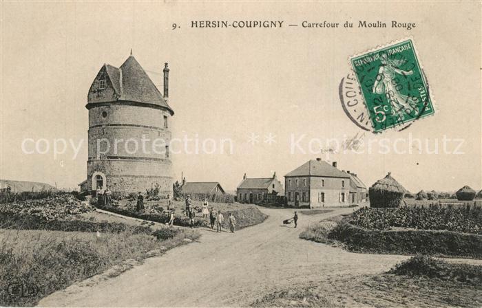 Hersin-Coupigny Carrefour du Moulin  Rouge