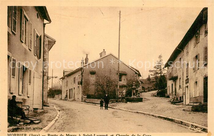 Morbier Route de Morez a Saint Laurent et Chemi