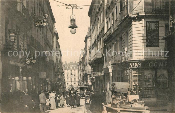 Nantes Loire Atlantique Rue Crebillon