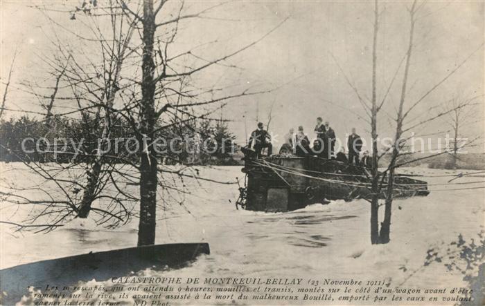 Montreuil-Bellay Catastrophe Nov 1911 Les 10 rescapesqui