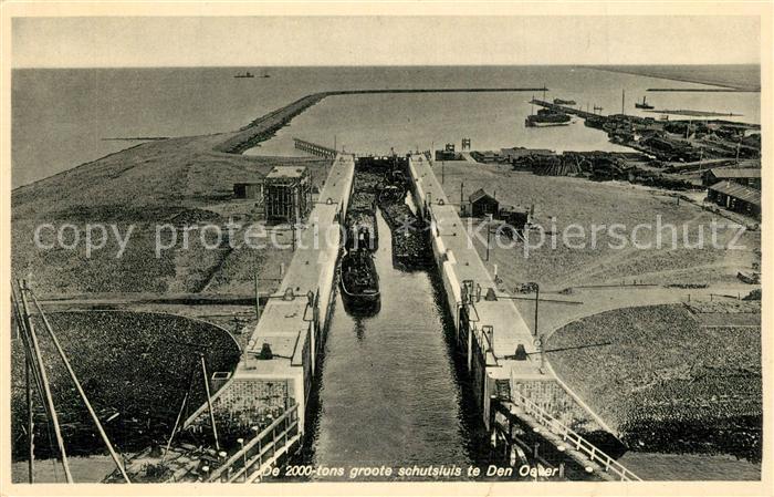Den Oever De 2000 tons groote schutsluis