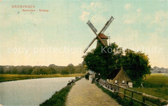 Groningen Barkmolen Reitdiep