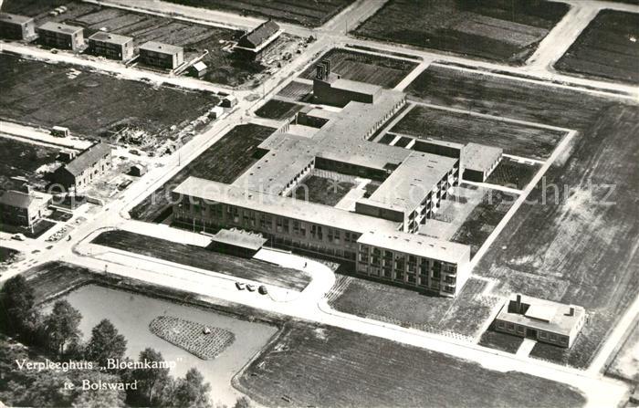 Bolsward Boalsert Verpleeghuis Bloemkamp Fliegeraufnahme