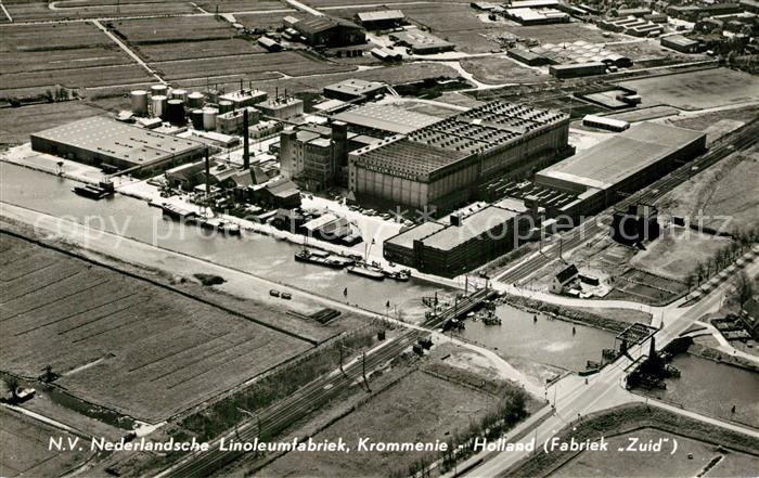 Krommenie NV Nederlandsche Linoleumfabriek Fliegeraufnahme
