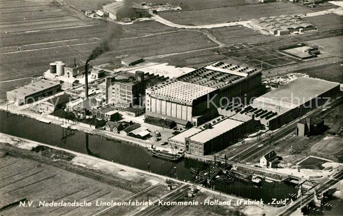 Krommenie NV Nederlandsche Linoleumfabriek Fliegeraufnahme