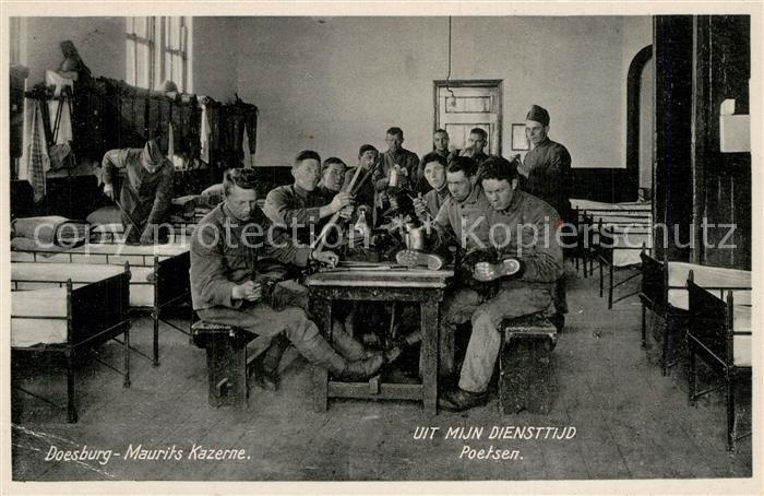 Doesburg Maurits Kazerne Uit mijn Diensttijd Poetsen