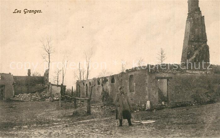 Les Granges Aube Zerstoertes Dorf