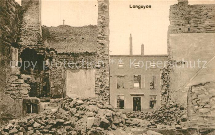Longuyon Zerstoertes Dorf