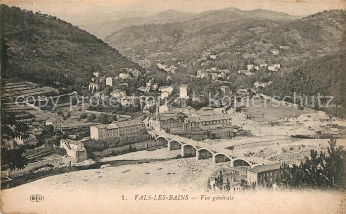 Vals-les-Bains Vue generale