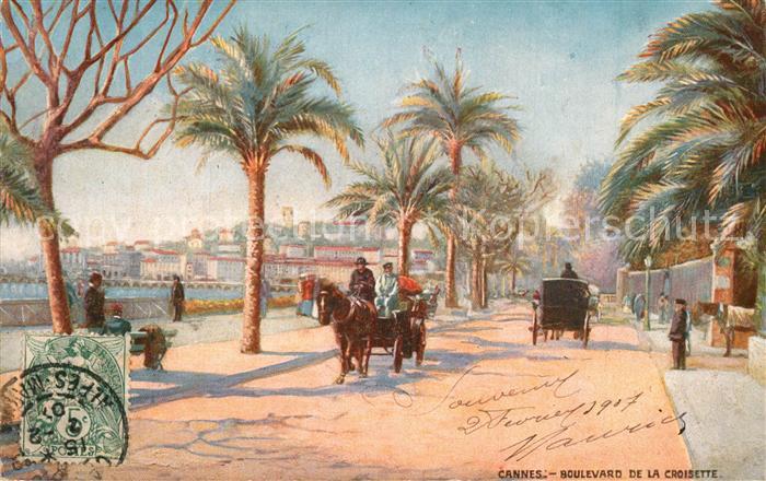 Cannes Alpes-Maritimes Boulevard de la Croisette
