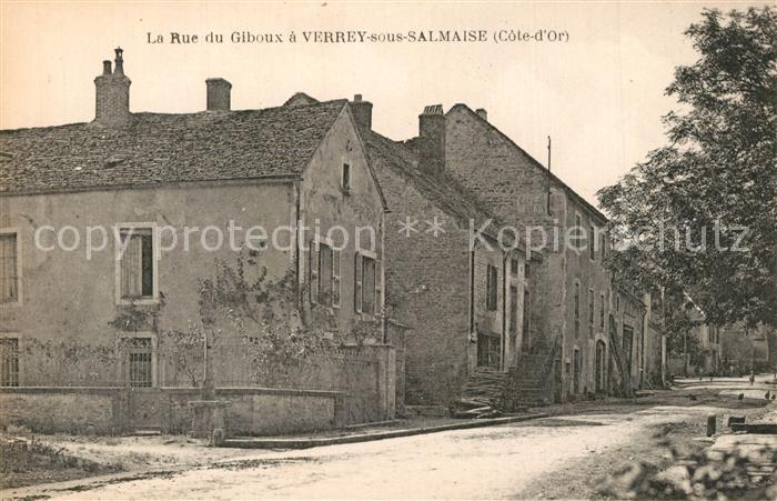 Verrey-sous-Salmaise La Rue du Giboux