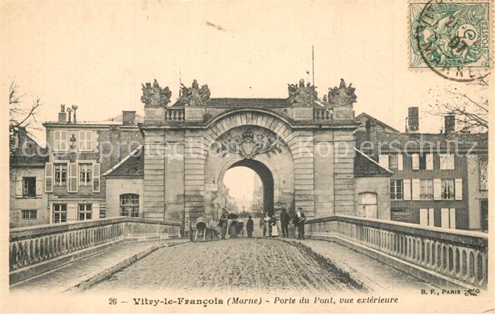 Vitry-le-Francois Porte du Pont vue exterieure