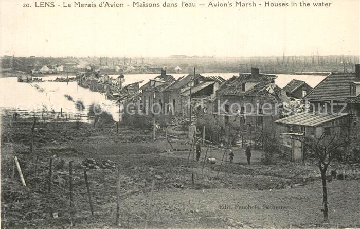 Lens Pas-de-Calais Le Marais d’Avion Maisons dans l'eau