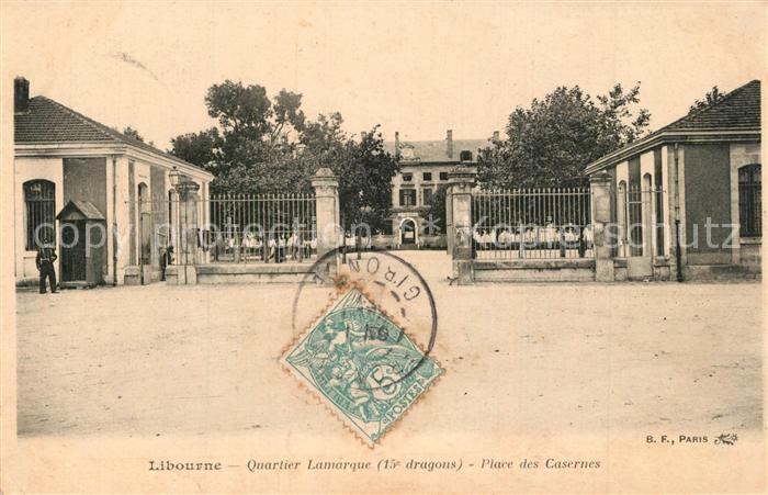 Libourne Quartier Lamarque Place des Casernes