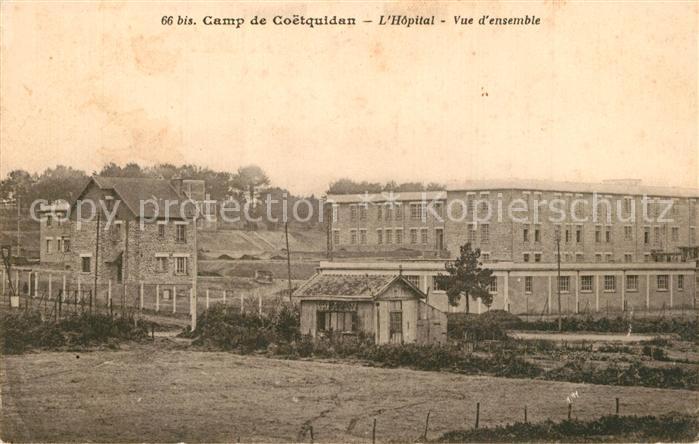 Camp de Coetquidan Hopital Vue d ensemble