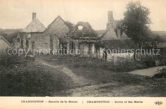 Champguyon Bataille de la Marne