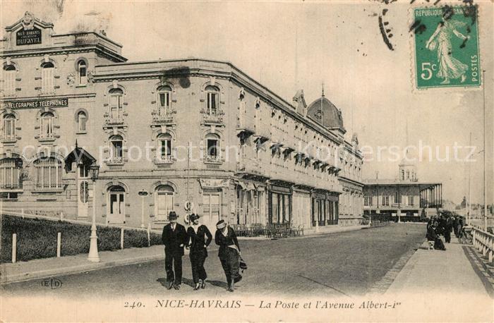 Nice Havrais Seine-Maritime La Poste et l’Avenue Albert I