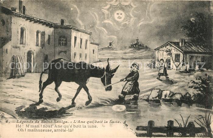 Saint-Saulge Legende l’Ane qui boit la Lune
