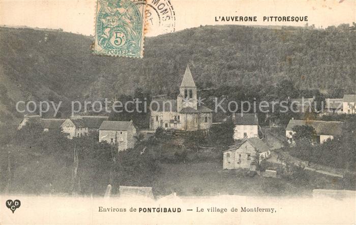 Pontgibaud Le village de Montfermy