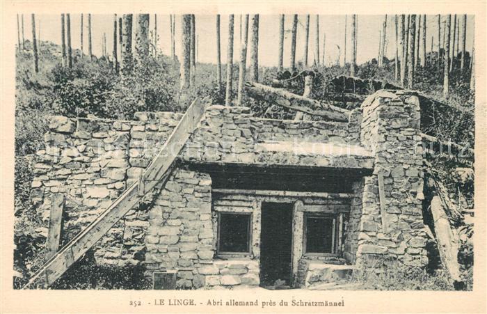 Le Linge Abri allemand pres du Schratzmaennel