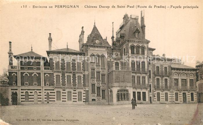 Perpignan Chateau Ducup de Saint Paul Facade principale