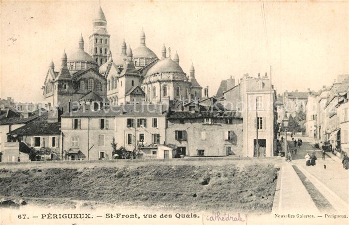 Perigueux St Front vue des Quais