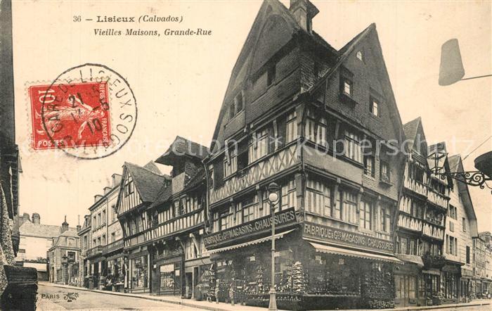 Lisieux Vieilles Maisons Grande Rue