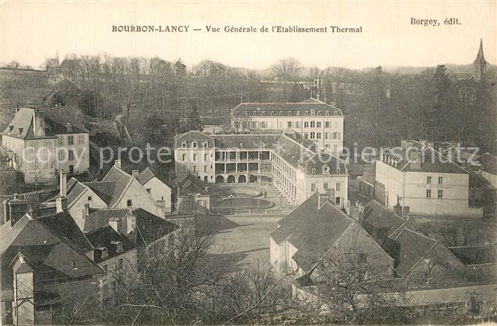 Bourbon-Lancy Vue generale de l’Etablissement Thermal
