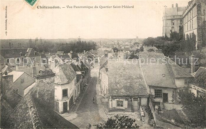 Chateaudun Vue Panoramique du Quartier Saint Medar