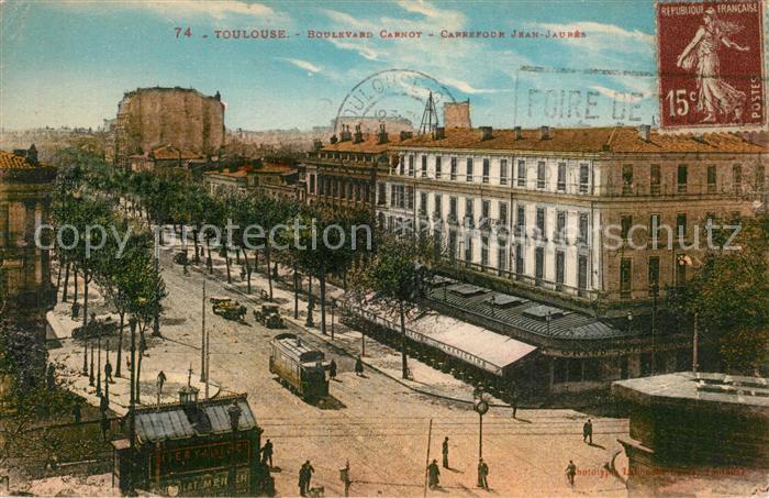 Toulouse Haute-Garonne Boulevard Carnot Carrefour Jean Jaures