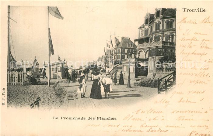 Trouville-Deauville La Promenade des Planches
