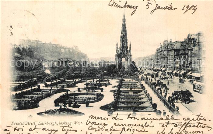 Edinburgh Scotland Princes Street