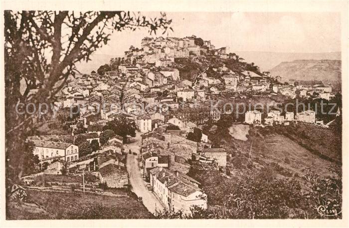 Cordes-sur-Ciel Vue generale
