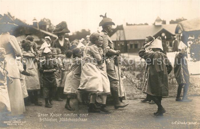 Wilhelm II Jubil?um Kinder M?dchenschaar