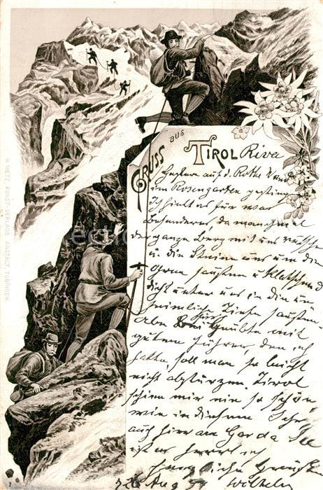 Bergsteigen Klettern Tirol Edelweiss Litho