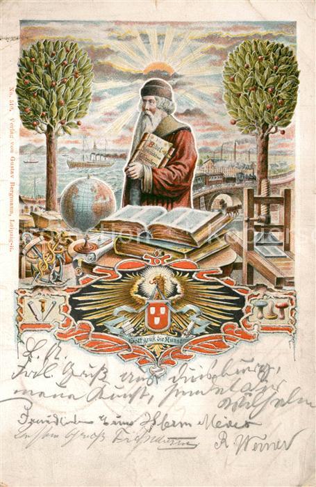 Gutenberg Johannes Buchdruck Globus