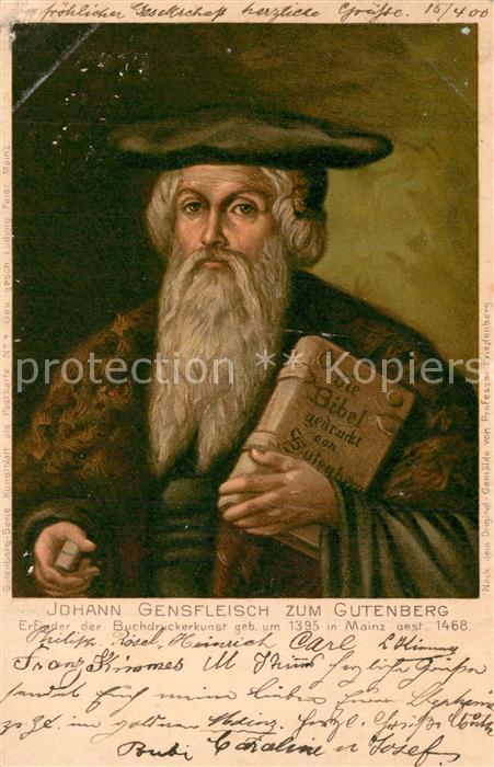 Gutenberg Johannes Buchdruck
