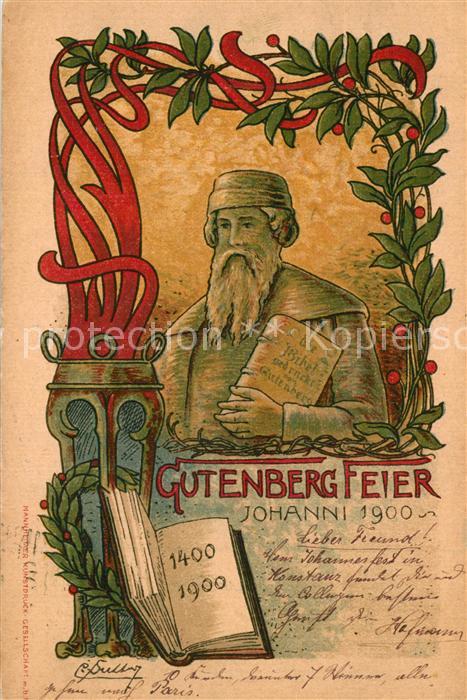 Gutenberg Johannes Buchdruck